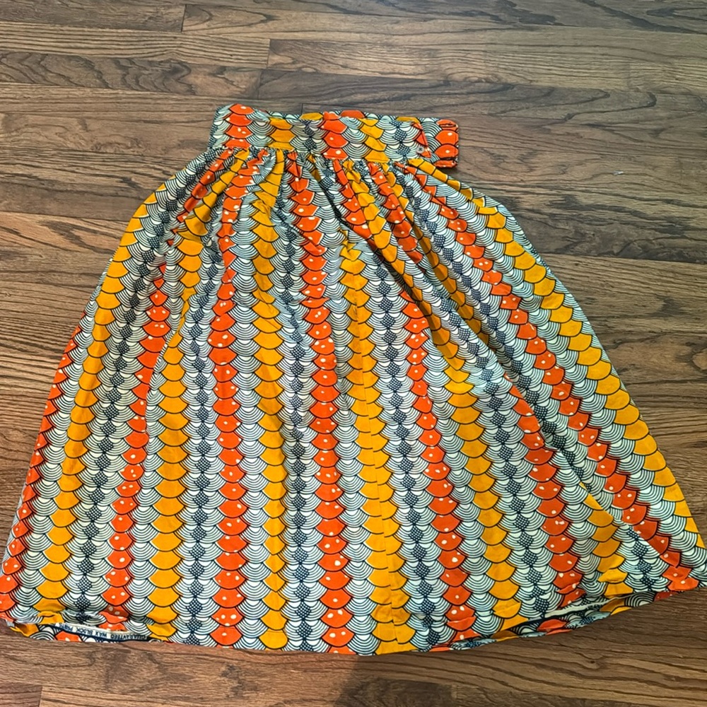African inspired Bell Skirt
